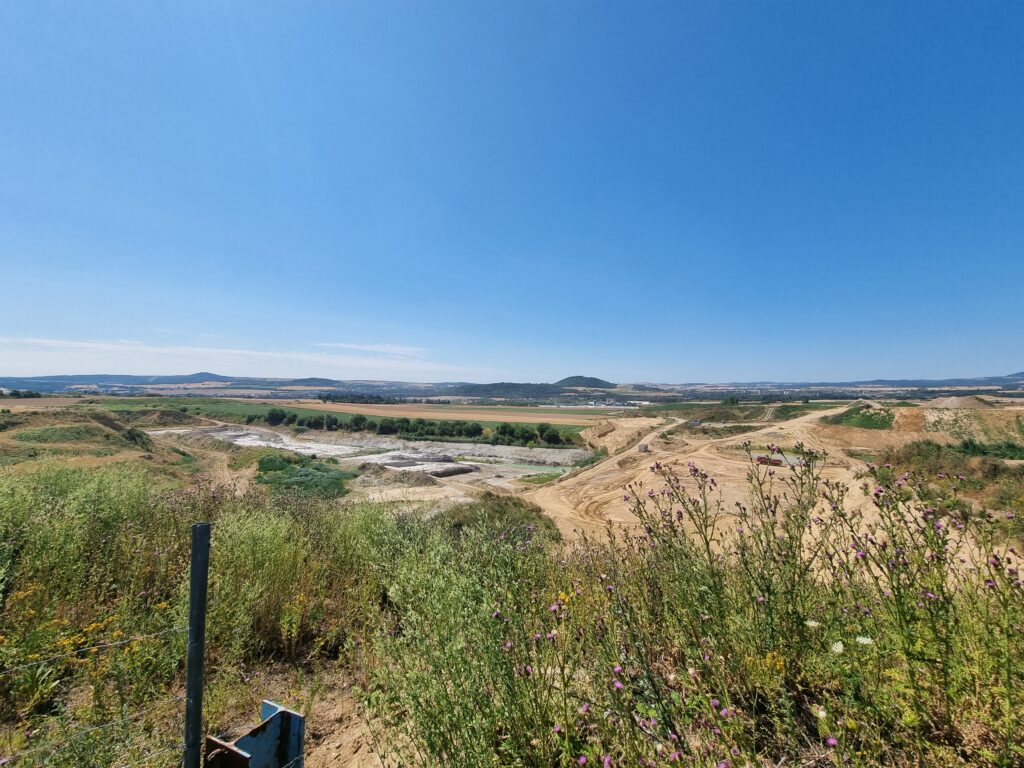 Aussicht über Felder