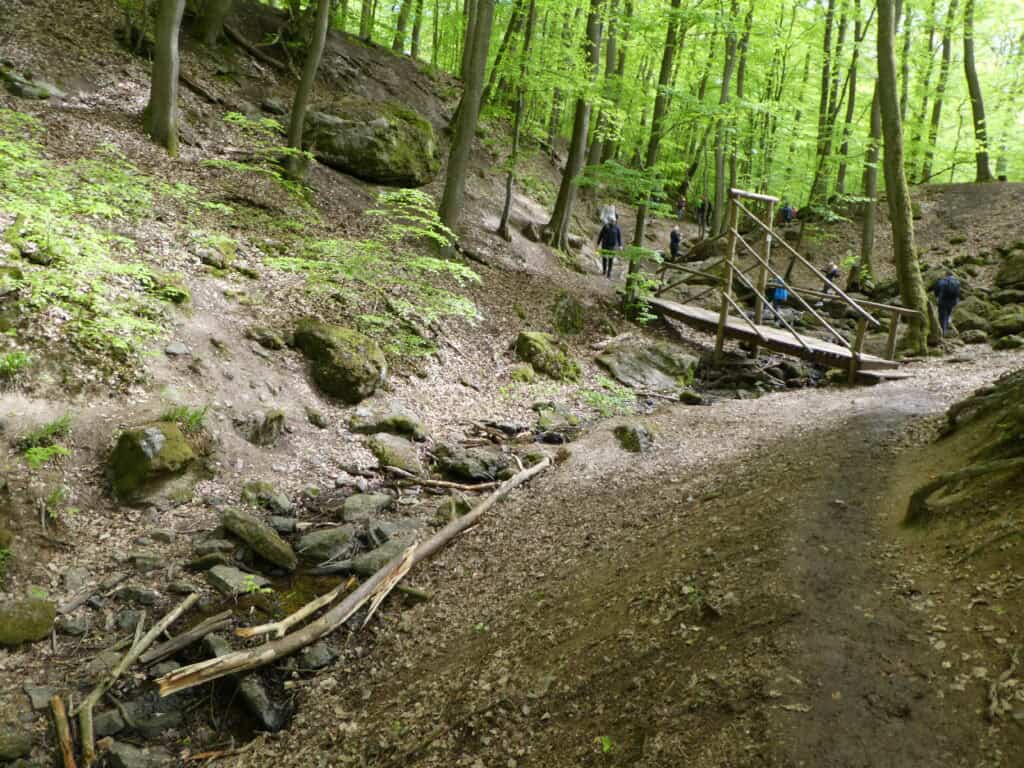 Weg durch die Steckenschlääferklamm