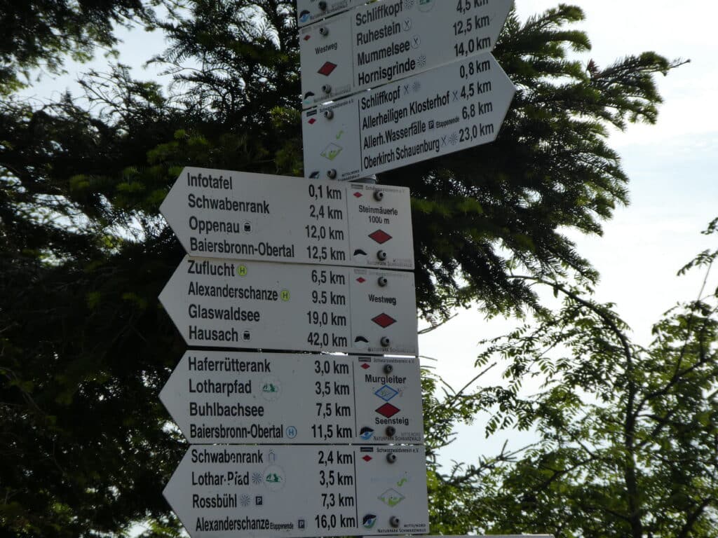 Wegweiser Schwarzwald
