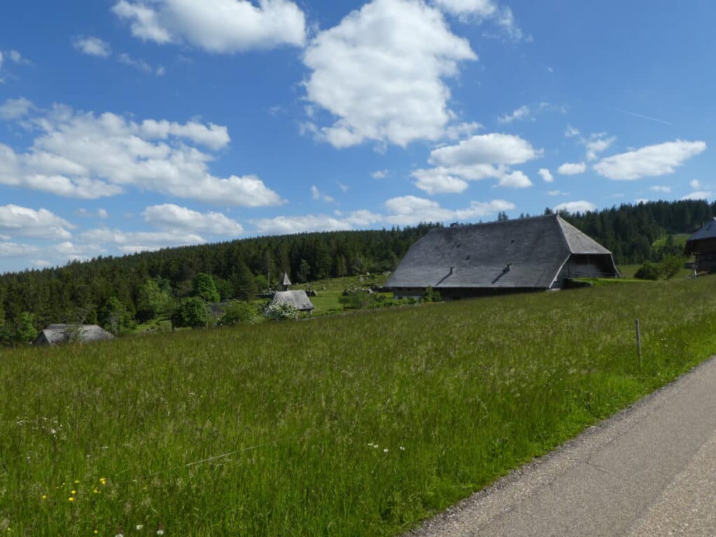 Bauernhof und Weiden