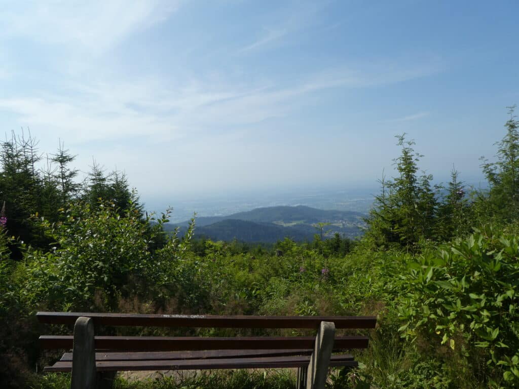 Aussicht Westweg Badener Höhe